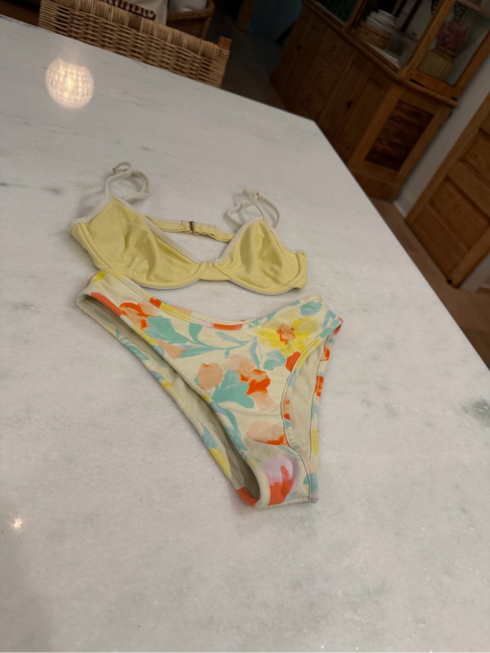 Montce Bikini with Pastel Floral Accents